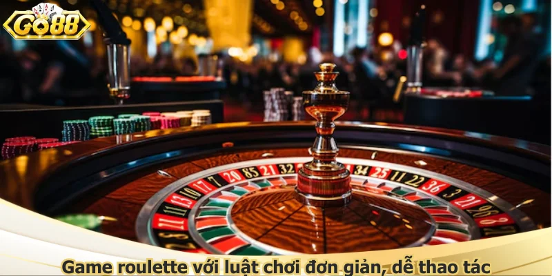 Game roulette với luật chơi đơn giản, dễ thao tác