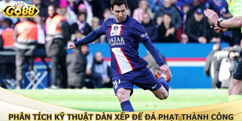 Phân tích kỹ thuật dàn xếp để đá phạt thành công