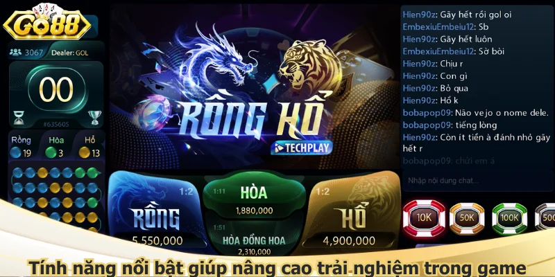 Tính năng nổi bật giúp nâng cao trải nghiệm trong game
