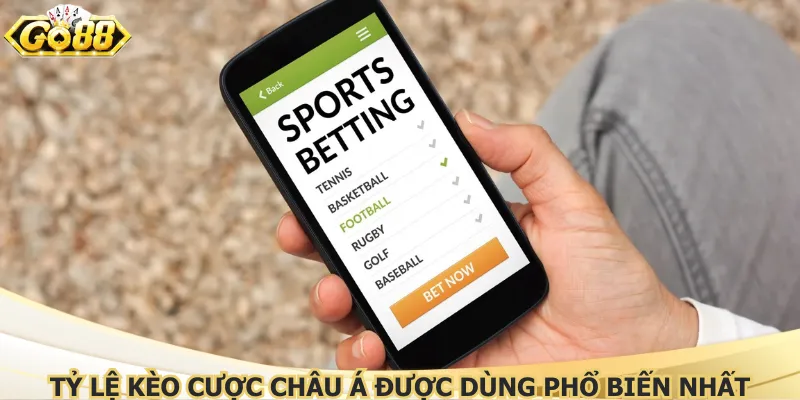 Tỷ lệ kèo cược châu Á được dùng phổ biến nhất
